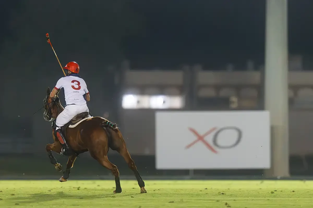 A night time matche played at british polo day 2025