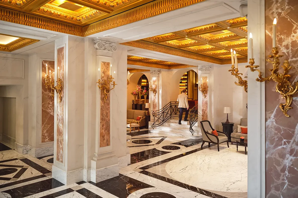 The hotel eden lobby