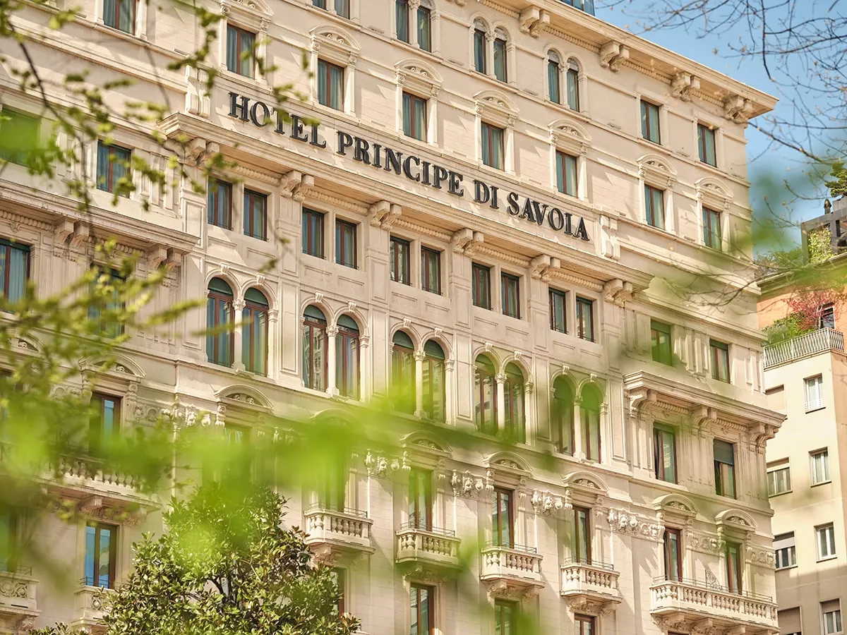 Welcome to the hotel principe di savoia