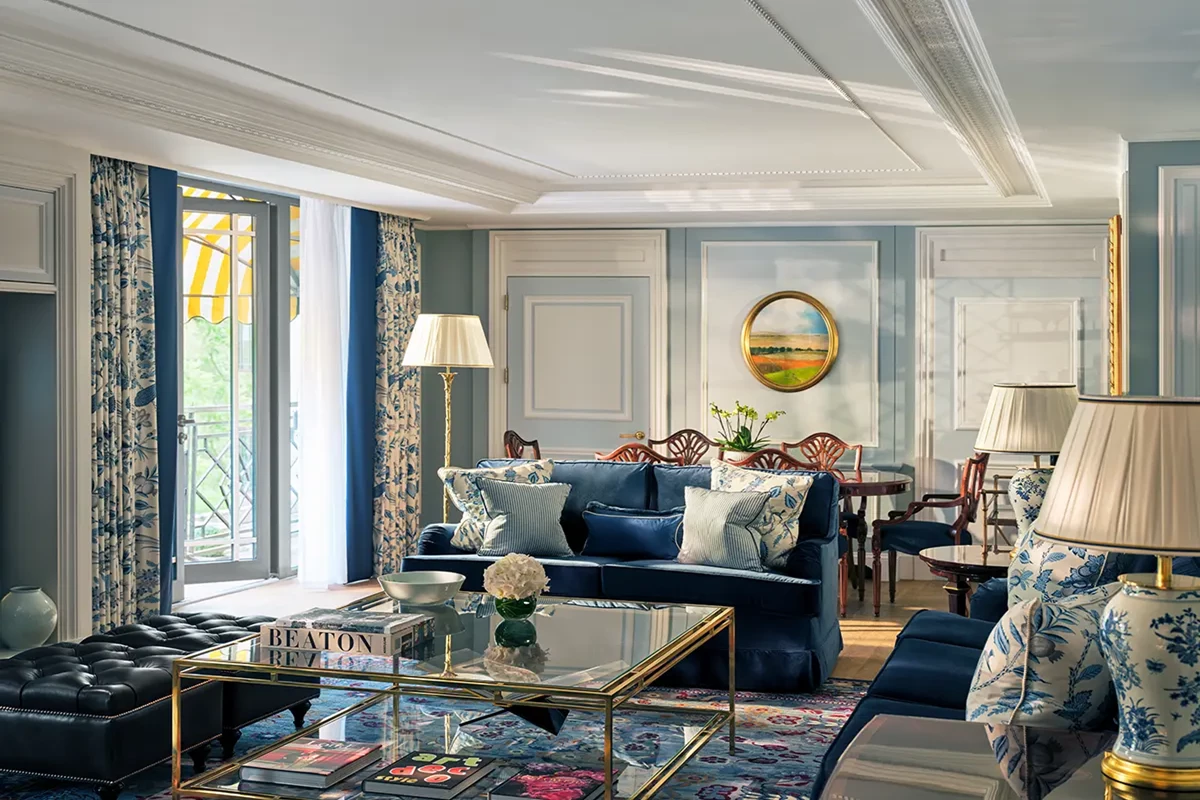 One of the many rooms in the Dorchester