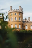 one of the towers in the castle