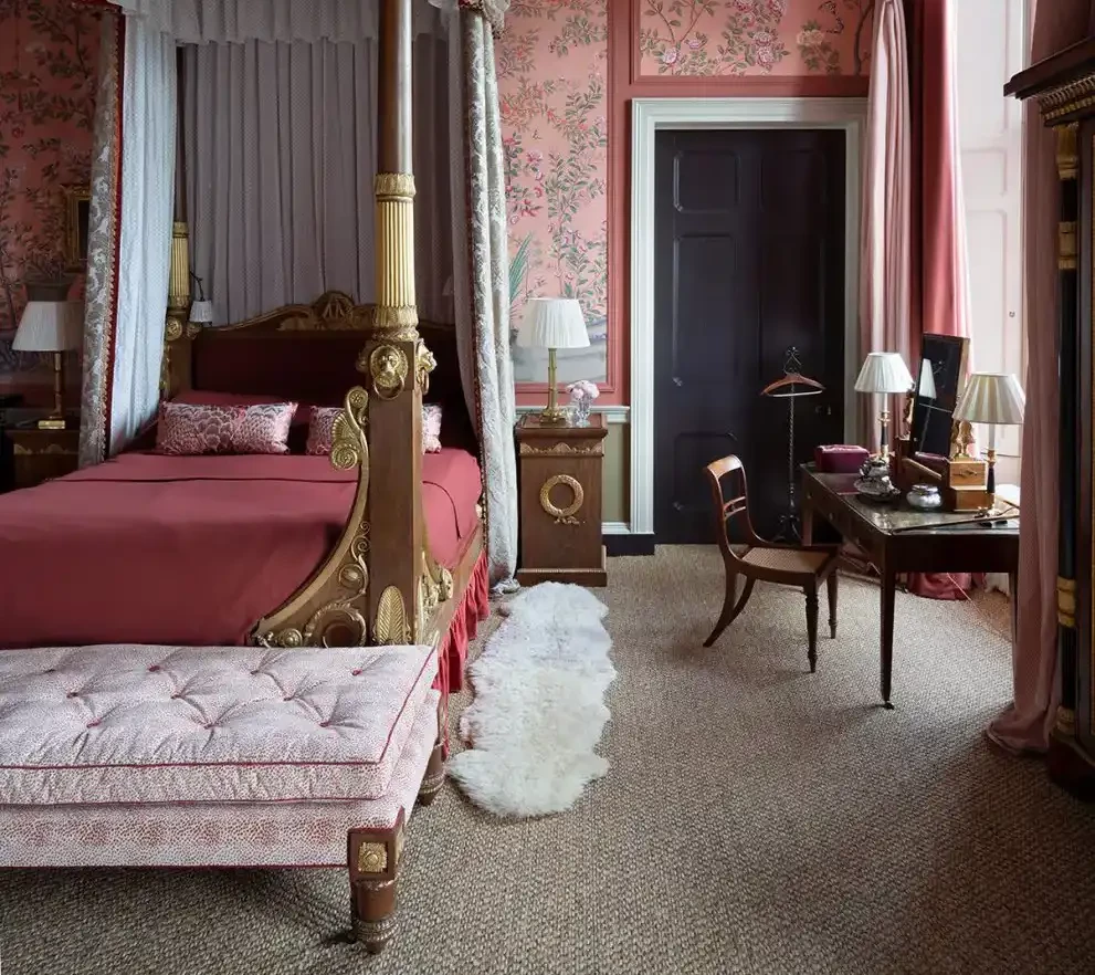 One of the rooms you can explore while you stay at the estate