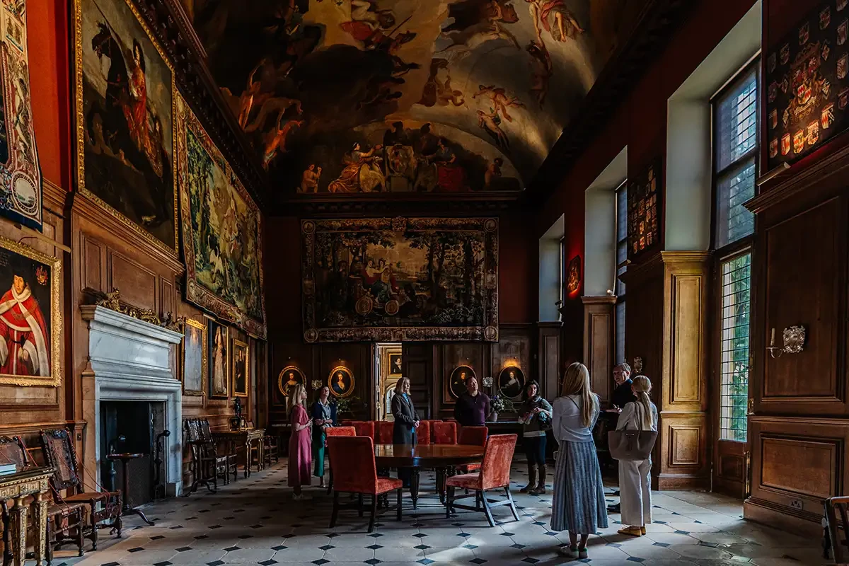 One of the main rooms in one of the estates